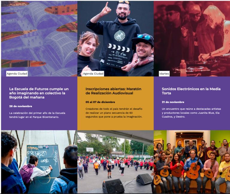 Imperdibles de noviembre – Secretaría de cultura, recreación y deporte.